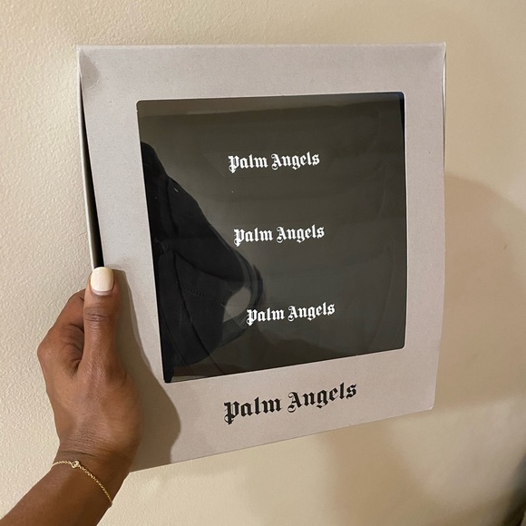 Palm Angels Pack of 3 Black Tees Brand New - Picture 2 of 2